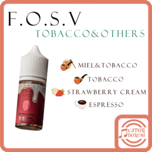 [美國品牌] [不涼] F.O.S.V. 鋼鐵果 (菸草&下午茶系列)  蜂蜜煙草 經典煙草 草莓奶昔 義式咖啡 小煙油 30ML 0MG/30MG