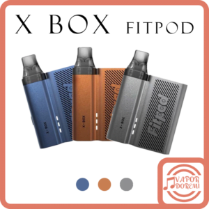 [全新升級] [主機套組] Fitpod X-Box Slyeek 4 斯萊克4代套組(內含0.8空倉*1 掛繩*1) 新科技觸碰式操作 三段功率 1300待電量 可調氣孔 支援0.8 1.2歐姆 無按鍵 全氣動