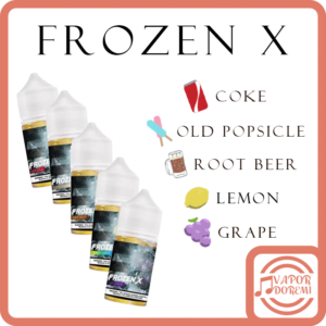 [新口味][5分涼]Frozen X 冰雪奇緣 [新]薄荷|葡萄|酷涼沙士|老冰棍|冰鎮可樂|檸檬雪碧(汽水) 勁爆涼系列(2代) 30ml 30mg 小煙油 嗜涼者首選之一