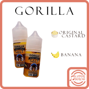 [美國品牌] [不涼]Gorilla-大猩猩 香草卡士達 香蕉卡士達 葡萄 原裝正品 甜點之作 大煙油60ml (3mg\5mg)