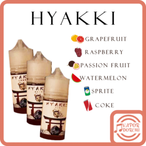 [3分涼]Hyakki 百鬼夜行(哈婭崎) 莓果|百香|西瓜|檸檬蘇打(汽水)|可樂 小煙油30ML 35MG