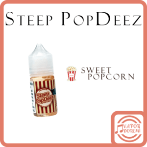 [小煙售罄][美國品牌][不涼] Steep PopDeez 焦糖爆米花 小煙油30ML 35MG/大煙油60ML 6MG