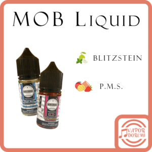 [不涼][美國原裝] MOB Liquid 黑手黨菸油 Blitzstein芭樂薄荷 PMS蜜桃芒果草莓 小煙油30ML 35MG/大煙油60ML 3/6/12MG