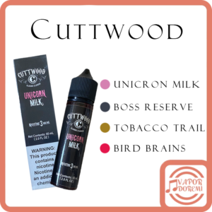 [美國正品]Cuttwood 伐木 大煙油 獨角獸奶|大魔王|菸草之路|小鳥腦 3/6MG 60ML