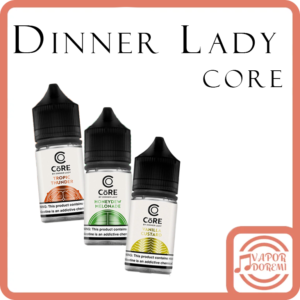[英國原裝] [甜點愛好者] Dinner Lady 晚餐女士 Core系列 香草卡士達|葡萄藤|粉色檸檬水|熱帶驚雷|香草菸草 小煙油 30ML 30MG