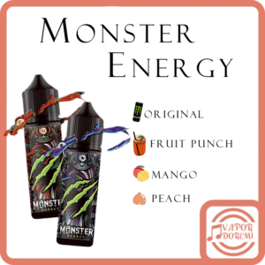 [新品上市] Monster 魔爪 大煙油 原味|蜜桃|芒果|潘趣酒 60ML 3MG