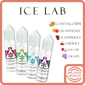 [4分涼] ICE LAB 冰凍實驗室 荔枝|葡萄|哈密瓜|葡萄柚|冰泉|覆盆子|櫻桃 大煙油 60ML 3MG